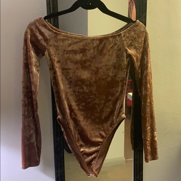Tops - Gold/brown bodysuit
